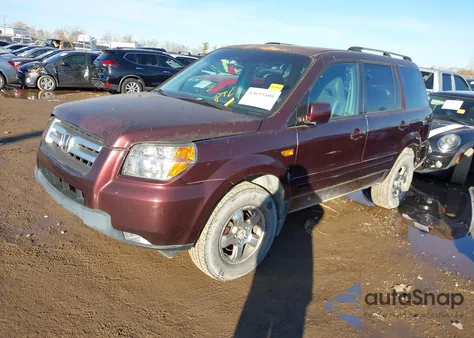 2007 Honda Pilot Ex-L from USA, damaged, VIN 2HKYF18567H533068